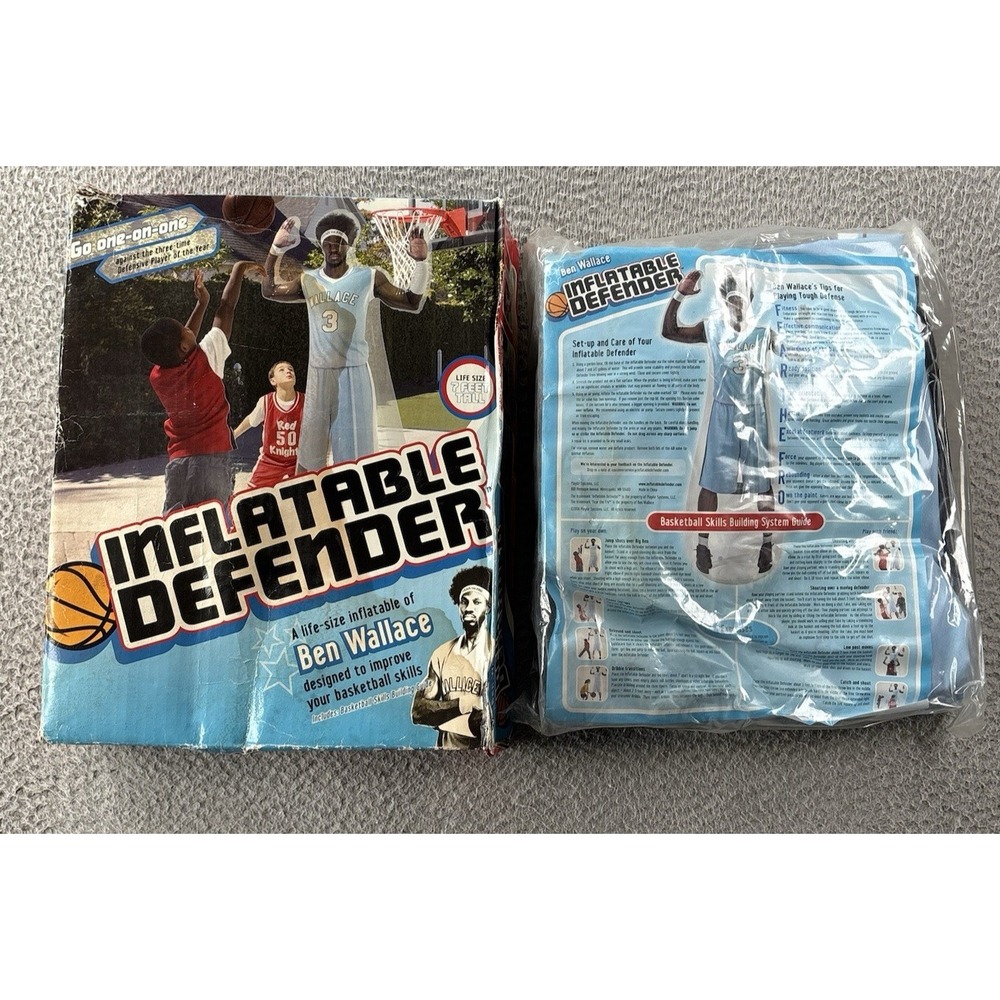 Ben Wallace Inflatable Defender Basketball 7 Foot Tall Blow Up Life Size Doll